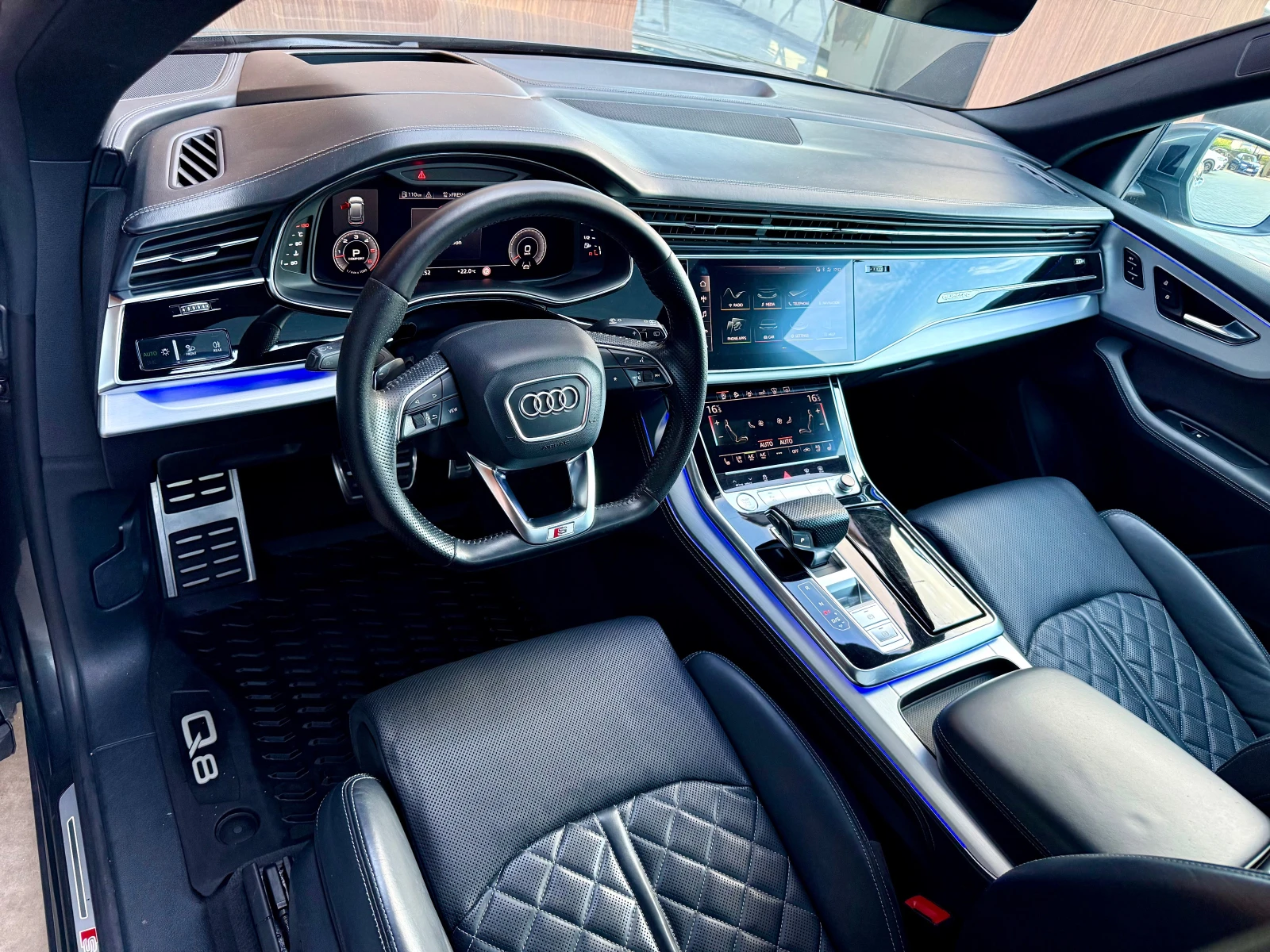 Audi Q8 3XS-LINE* MAX FULL, снимка 9 - Автомобили и джипове - 56223011