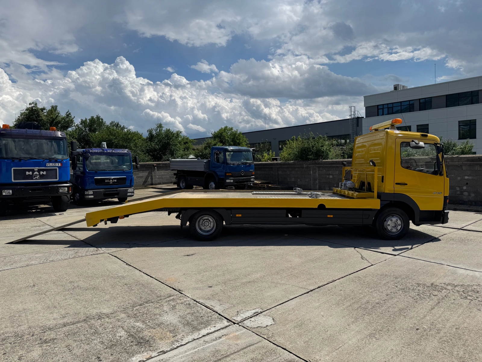 Mercedes-Benz Atego 815 СПЕЦИАЛЕН! Платформа 6.50м, снимка 6 - Камиони - 54930261