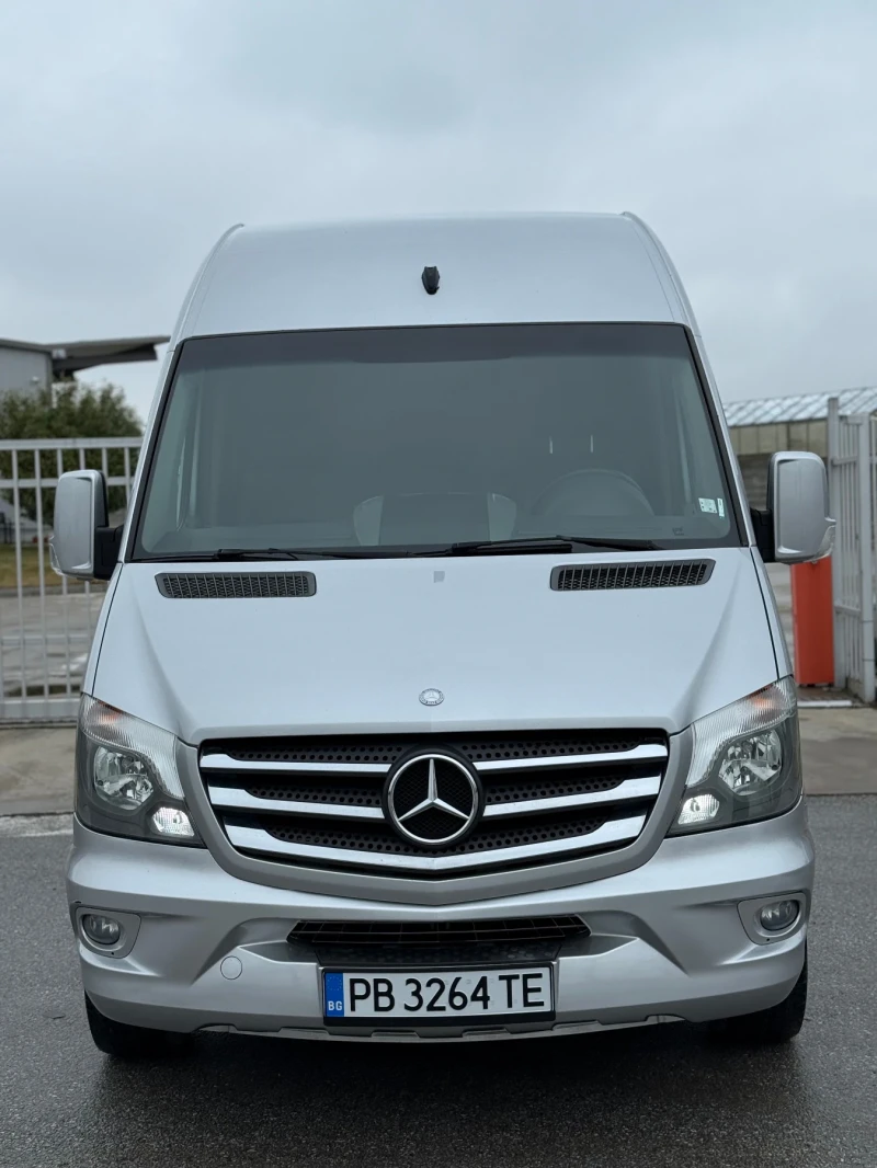 Mercedes-Benz Sprinter 313 CDI/ EURO5/ АВТОМАТИК/ КАМЕРА/ ПОДГРЕВ/ КОЖА/ , снимка 3 - Бусове и автобуси - 53517228