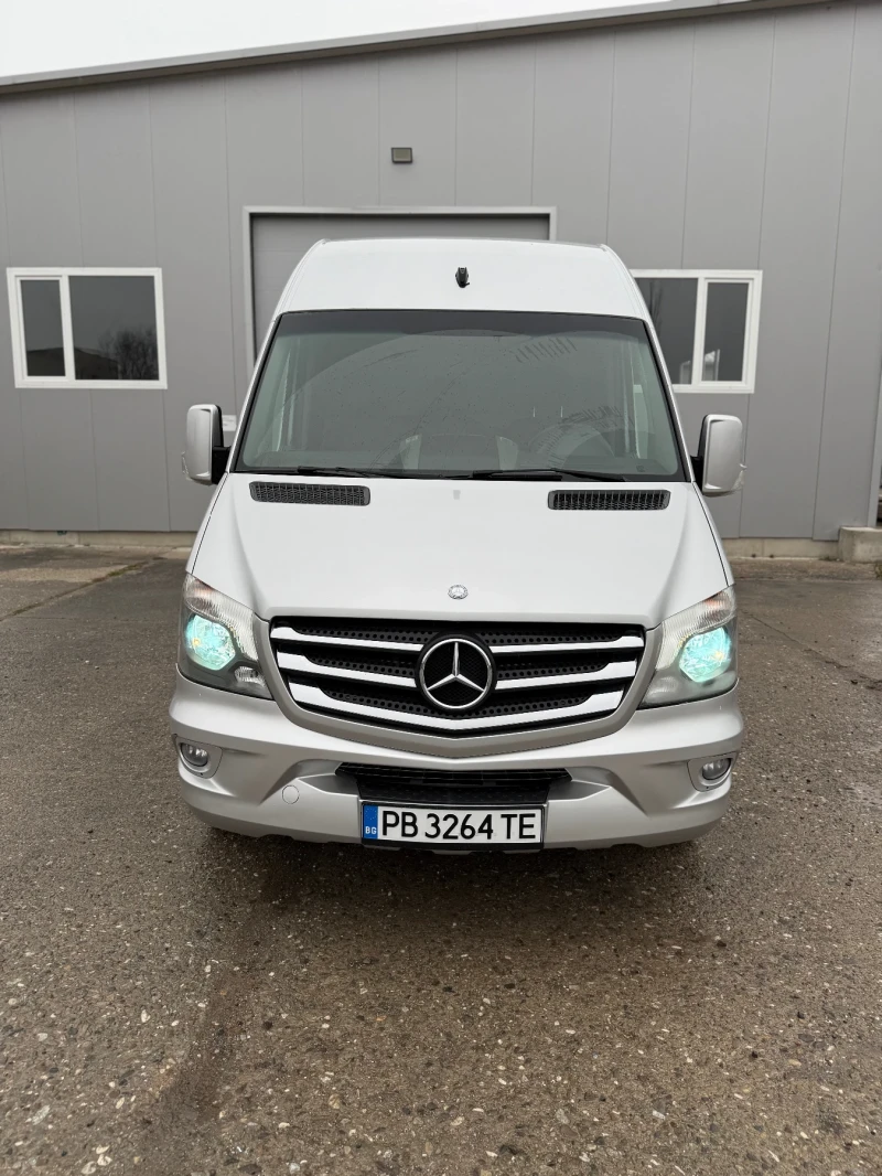Mercedes-Benz Sprinter 313 CDI/ EURO5/ АВТОМАТИК/ КАМЕРА/ ПОДГРЕВ/ КОЖА/ , снимка 2 - Бусове и автобуси - 53273888