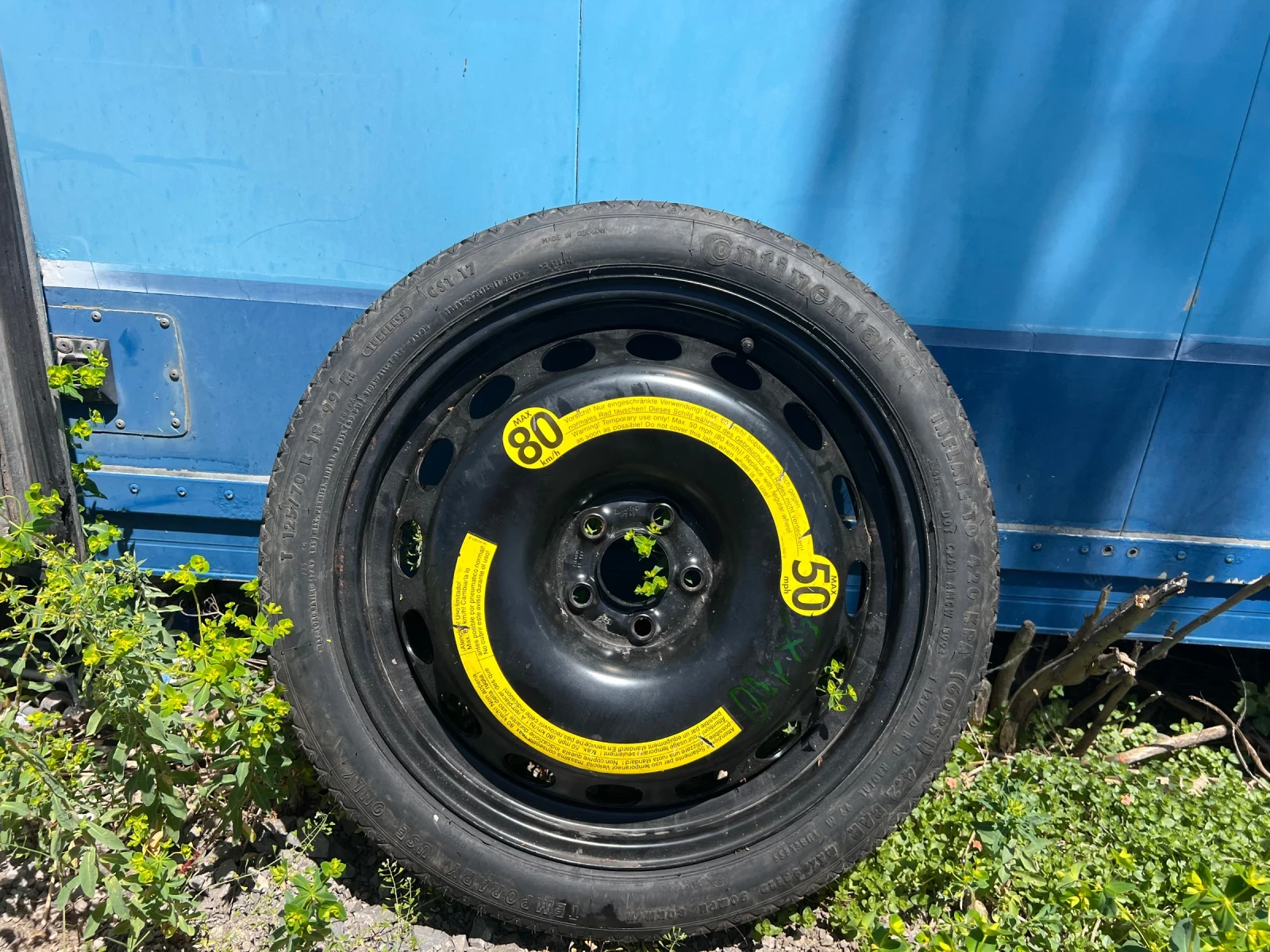 Гуми с джанти Continental 125/70R18