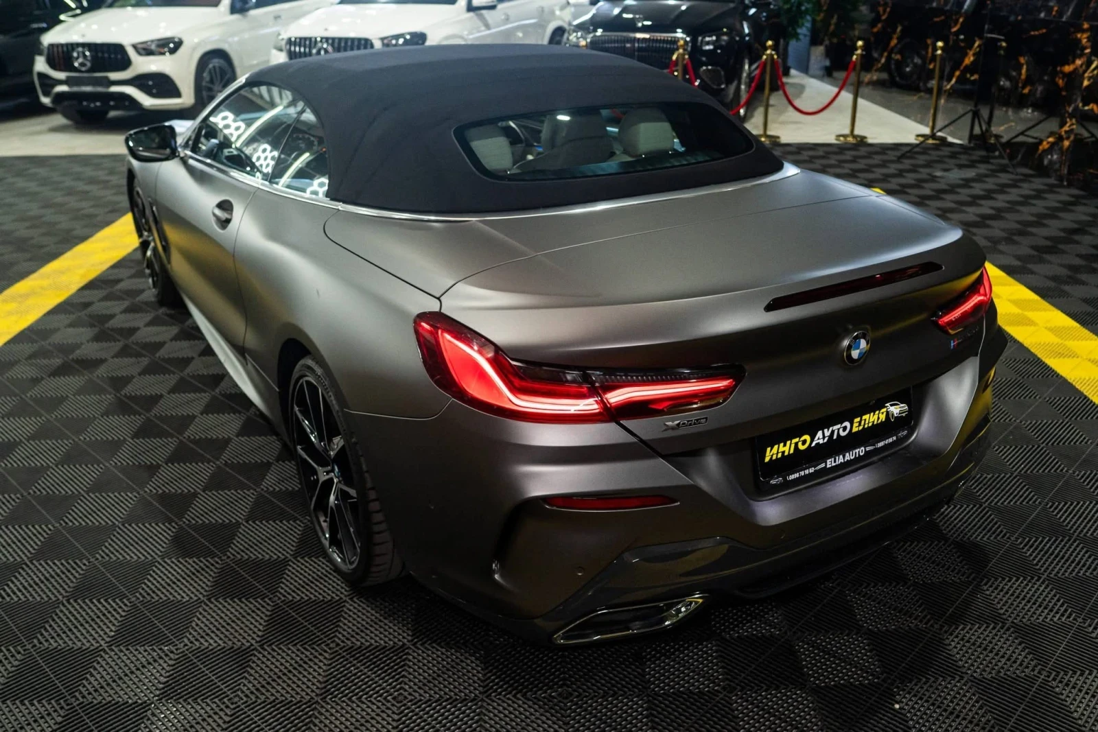 BMW 850 I XDRIVE CABRIO LED SWAROVSKI H&K ЛИЗИНГ 100%, снимка 6 - Автомобили и джипове - 55674499