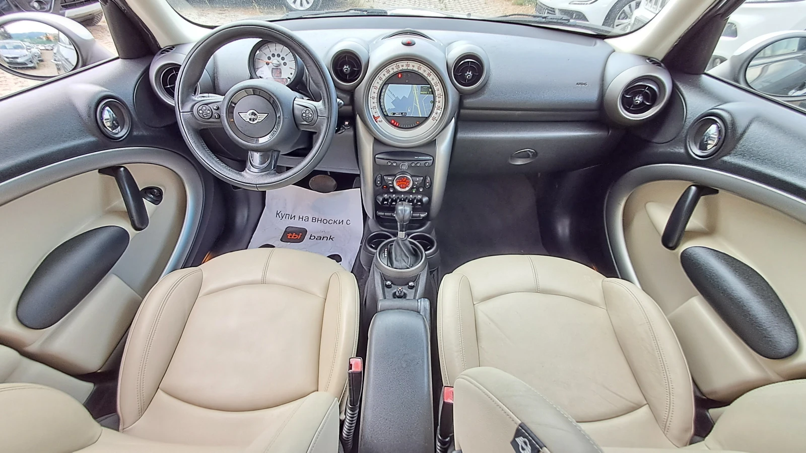 Mini Countryman FULL РЕАЛ КМ ИЗКЛЮЧИТЕЛО СЕРВ КНИЖ УНИКТ КОЖА НАВИ, снимка 9 - Автомобили и джипове - 16524219