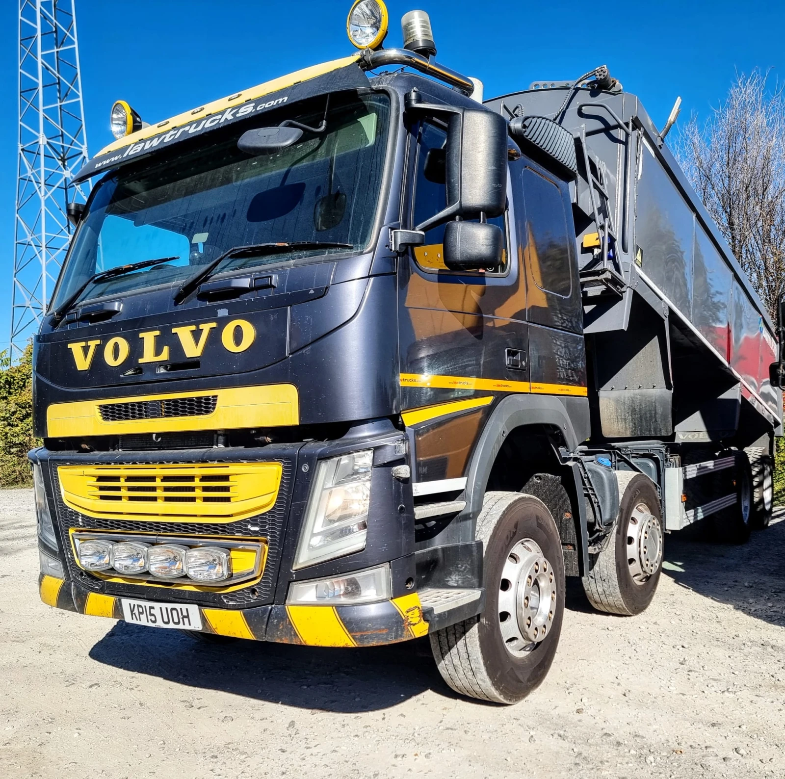 Volvo Fm 8x4 самосвал/зърновоз - изображение 5