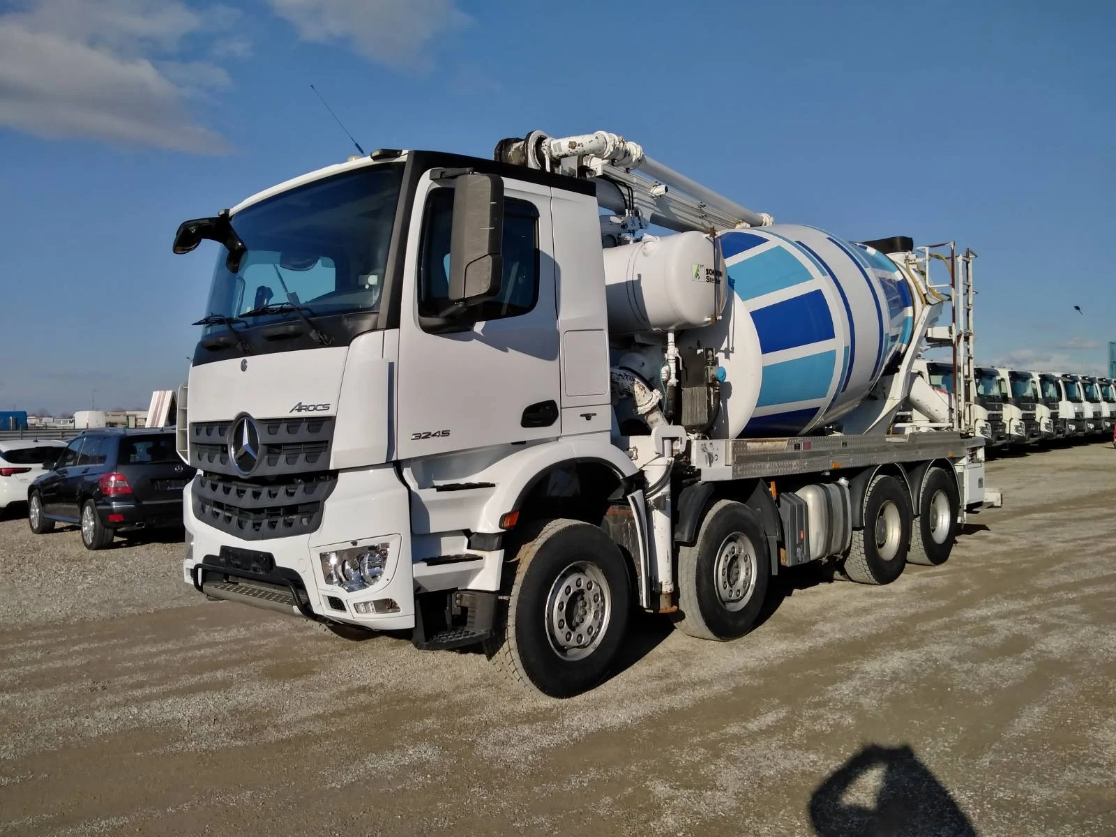 Бетон помпа Mercedes-Benz AROCS 3245 SCHWING FBP24-125 - изображение 3