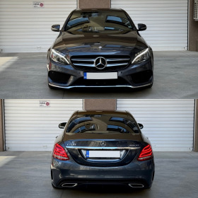 Mercedes-Benz C 220 d* AMG-Line* Панорама* Exclusive Red салон* , снимка 7 - Автомобили и джипове - 45870404