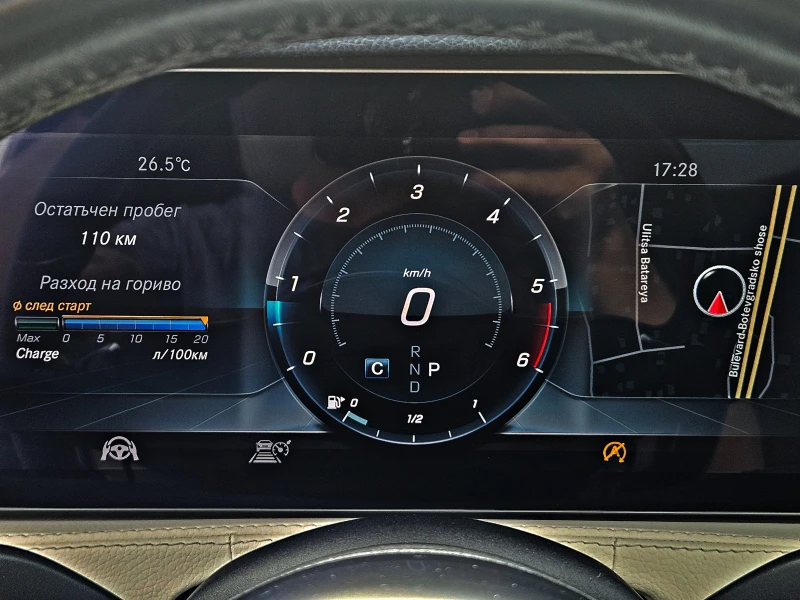 Mercedes-Benz S 400 ! L/AMG/4M/GERMANY/360CAM/DISTR/ОБДУХ/HUD/AMBIENT/, снимка 9 - Автомобили и джипове - 49939084