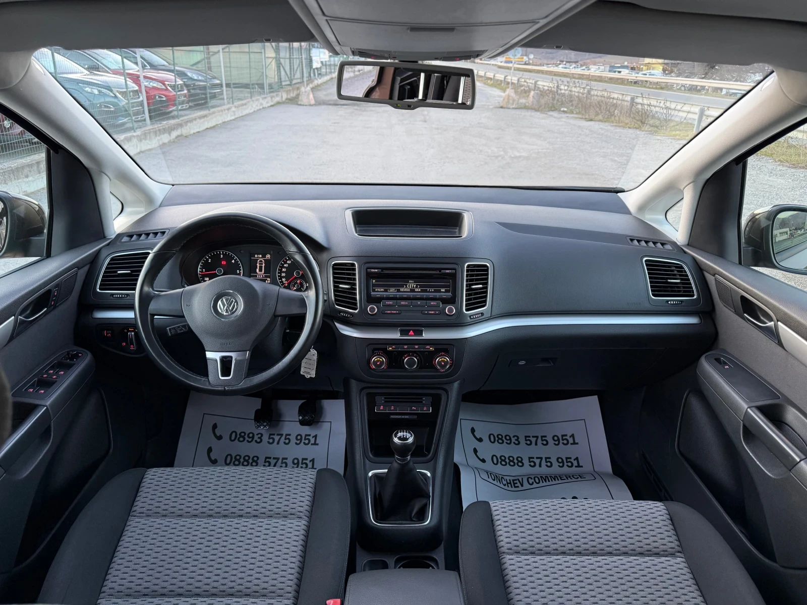 VW Sharan 2.0-TDI-4-MOTION-4x4-LED-XENON-BI XENON-ОБСЛУЖЕН, снимка 13 - Автомобили и джипове - 53837939