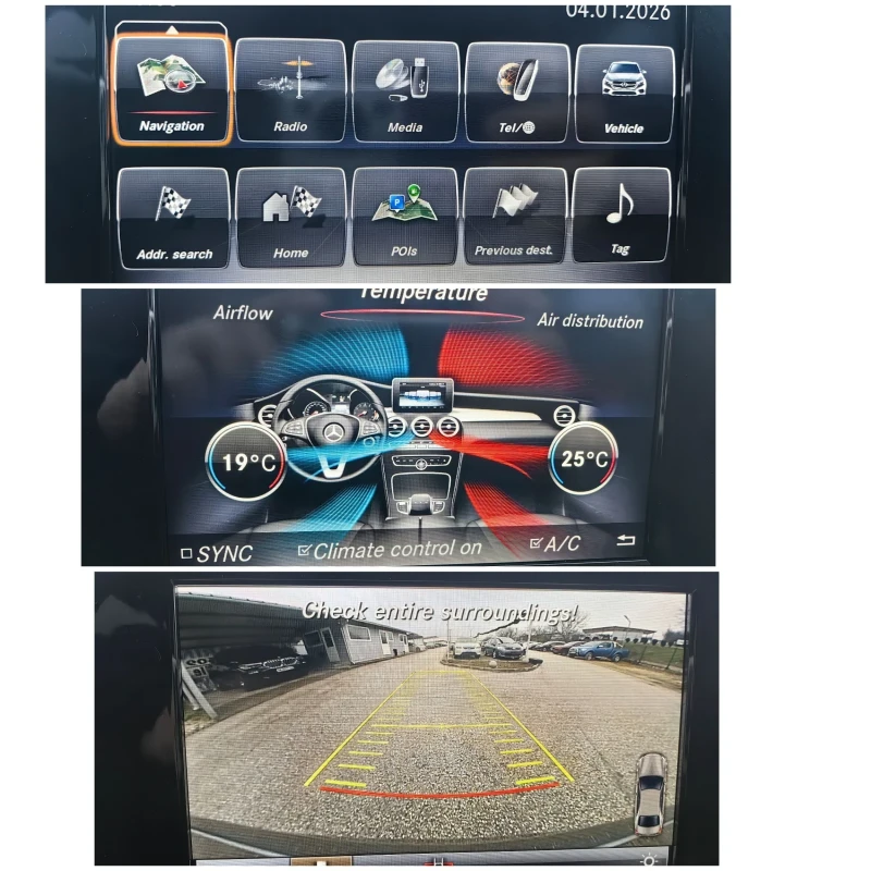 Mercedes-Benz GLC 220 AMG-line/163х.км реални/Burmester/, снимка 13 - Автомобили и джипове - 52976907