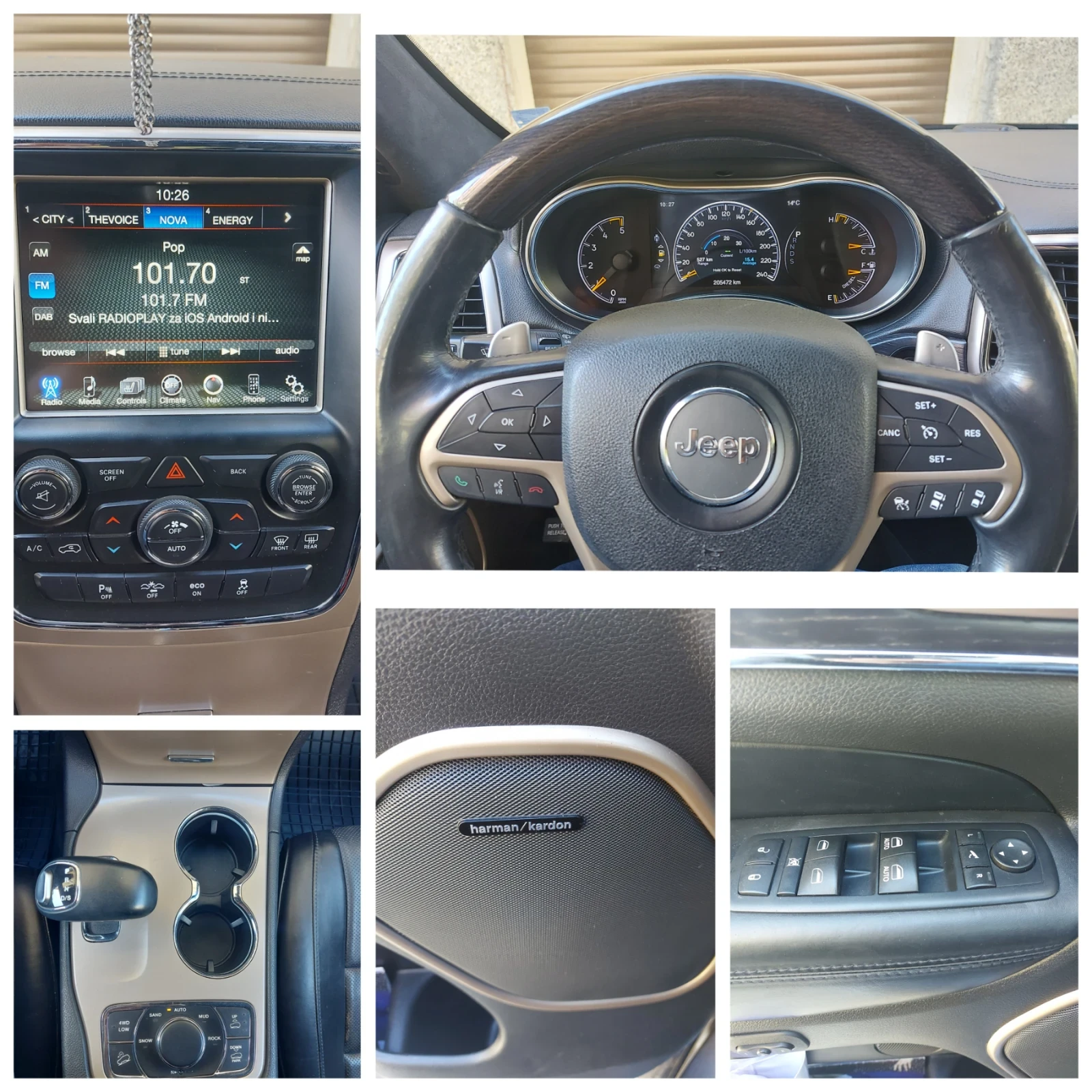 Jeep Grand cherokee Summit Full Harman Keyless, снимка 15 - Автомобили и джипове - 56140789