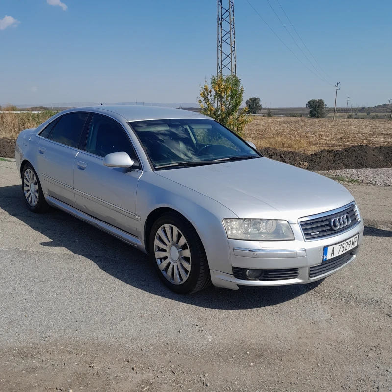 Audi A8 3.7газ, снимка 1 - Автомобили и джипове - 47373836