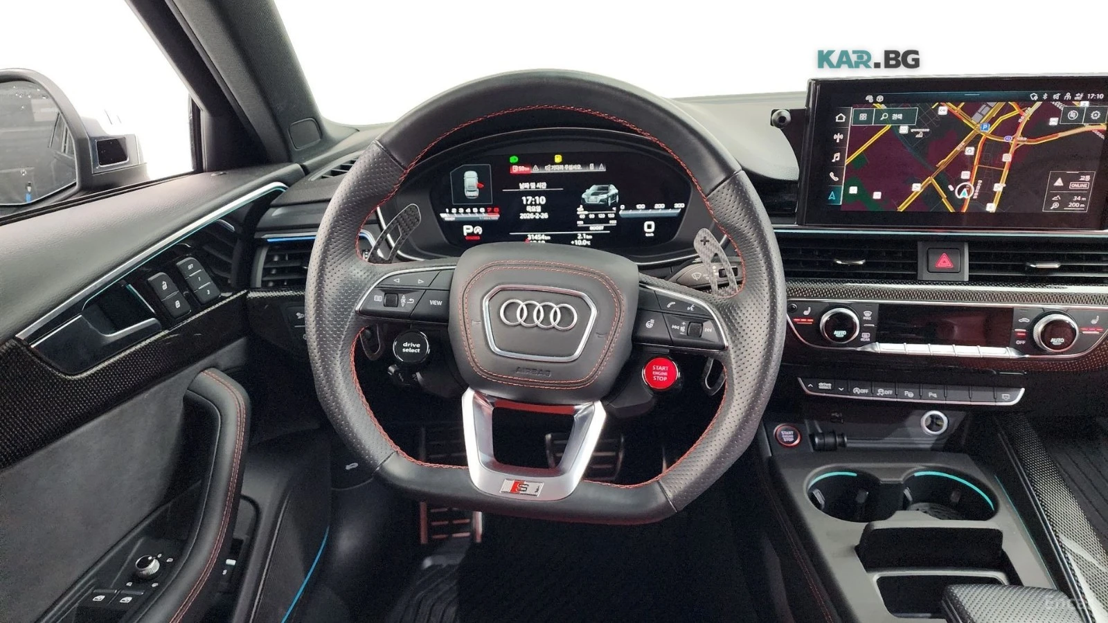 Audi S4 QUATTRO* DISTRONIC* ПОДГРЕВ* HUD* 360* КАМЕРА* , снимка 6 - Автомобили и джипове - 55016881