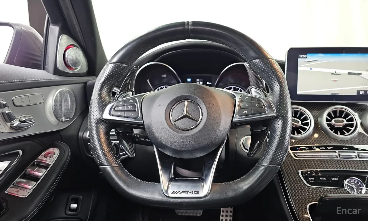 Mercedes-Benz C 63 AMG BURMESTER / PANO / HUD / 360 / ILS, снимка 8 - Автомобили и джипове - 55139308