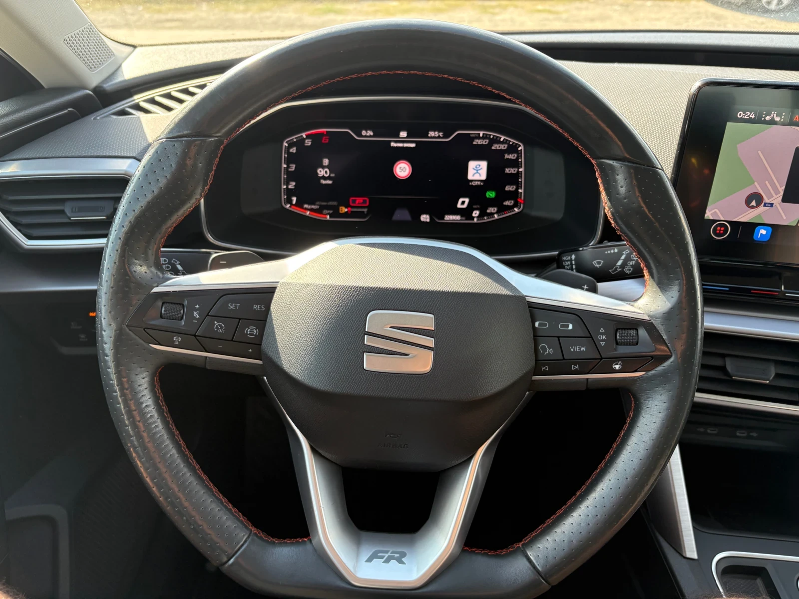 Seat Leon 2.0tdi-DSG-Digital cockpit , снимка 12 - Автомобили и джипове - 56266126