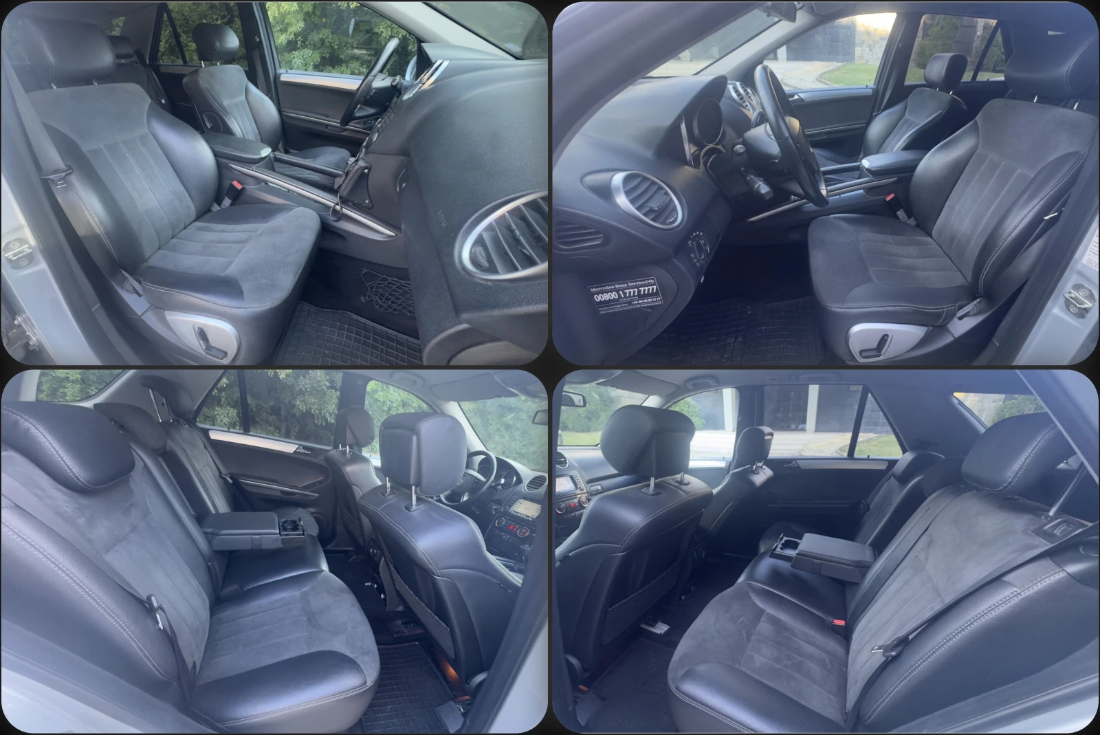 Mercedes-Benz ML 320 4matic * 7G * Airmatic * Бартер * Лизинг, снимка 9 - Автомобили и джипове - 55465104