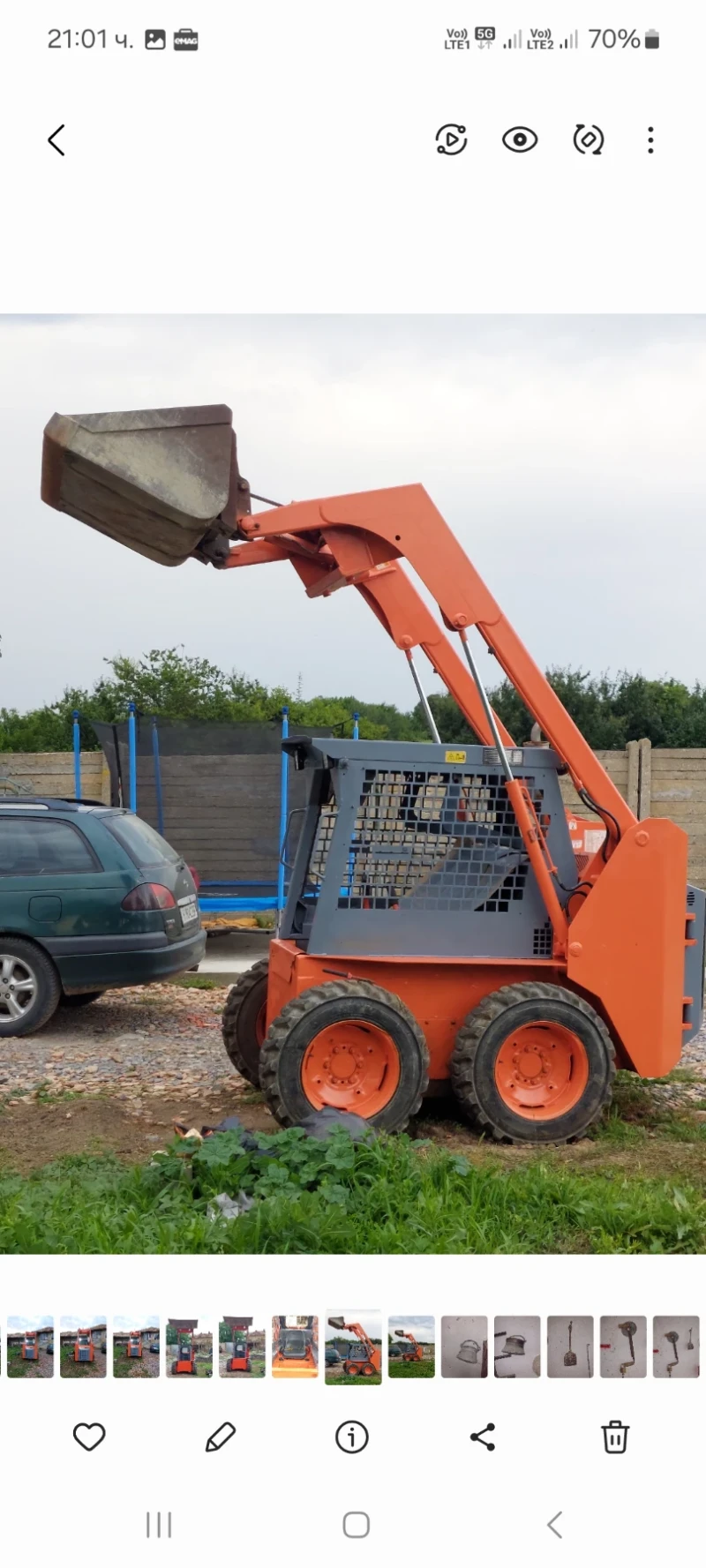 Мини челни товарачи Bobcat Thomas S 133, снимка 2 - Индустриална техника - 53111326