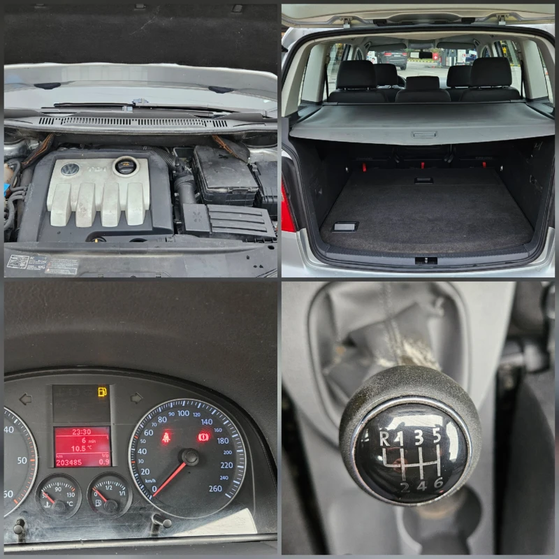 VW Touran 1.9 Tdi 6skorost/Klimatronik, снимка 15 - Автомобили и джипове - 52346084