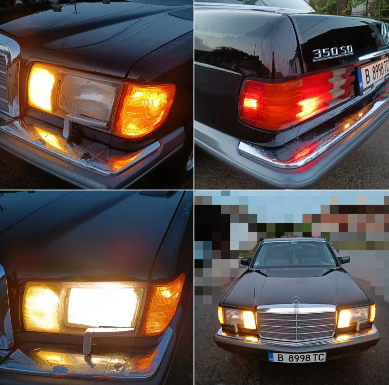 Mercedes-Benz 126 350 SD  USA, снимка 6 - Автомобили и джипове - 47182458