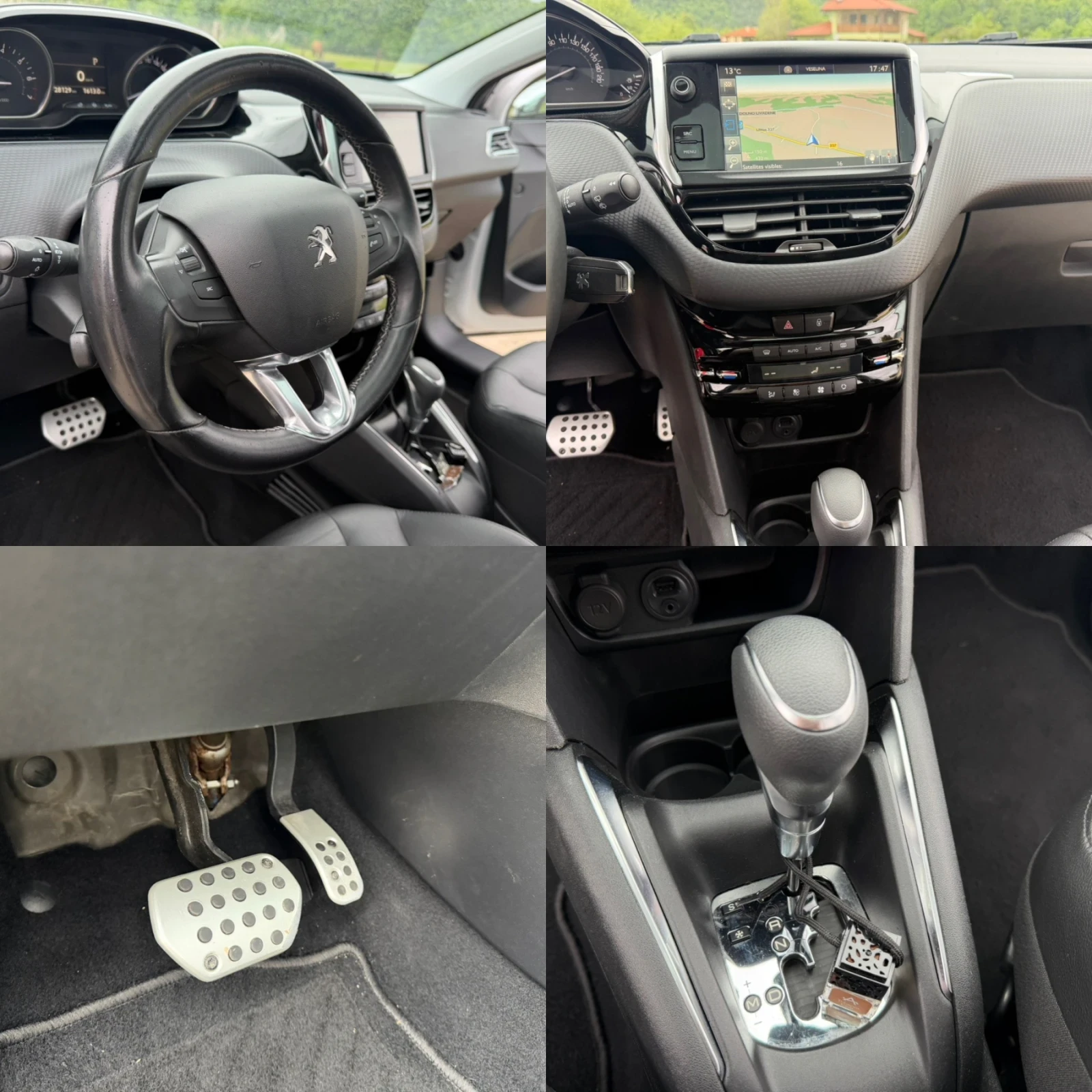 Peugeot 208 1.2* Allure* АВТОМАТИК, снимка 14 - Автомобили и джипове - 54584477