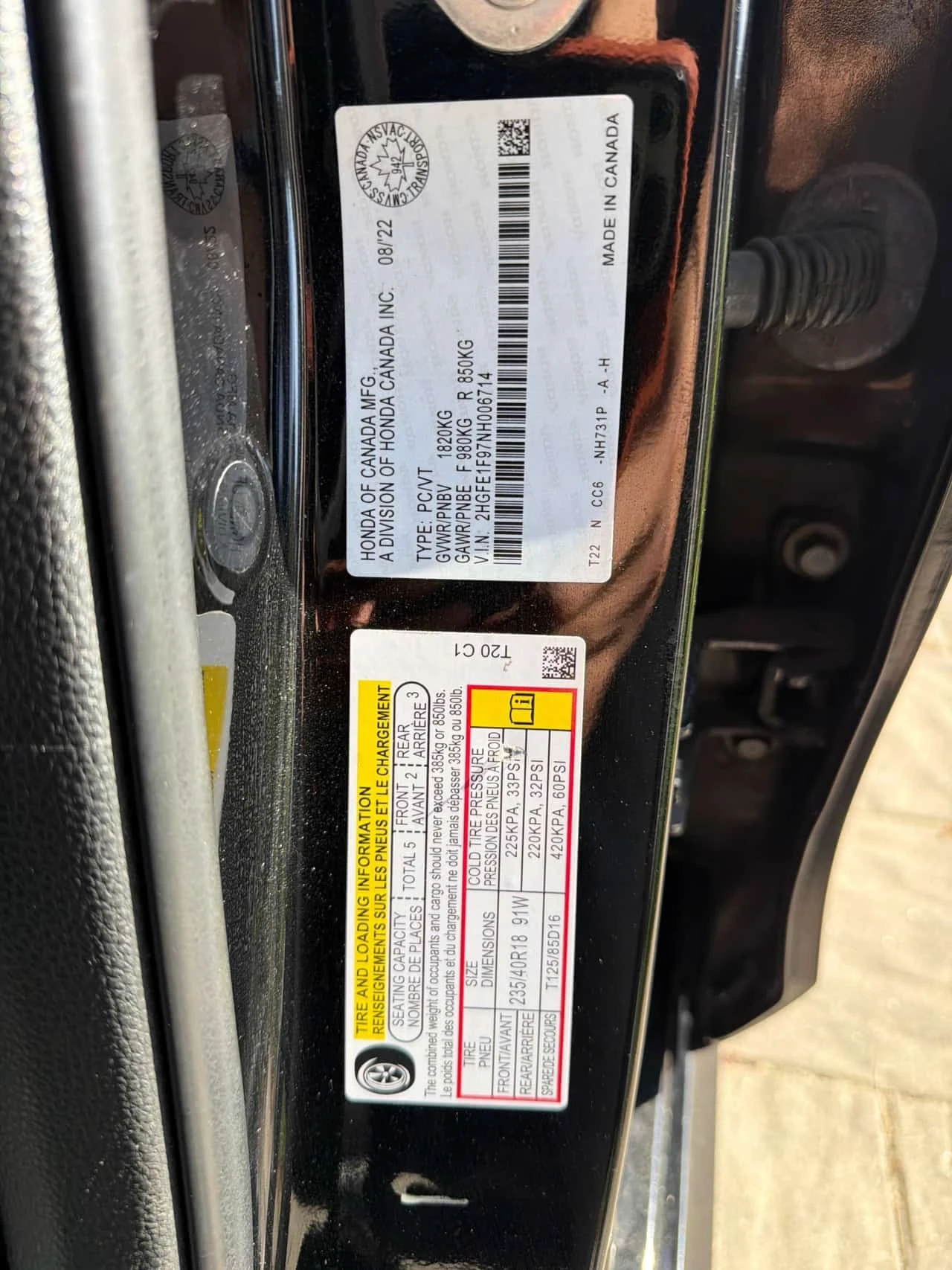 Honda Civic * Touring * CARFAX * ЦЕНА ДО БГ, снимка 10 - Автомобили и джипове - 56214401