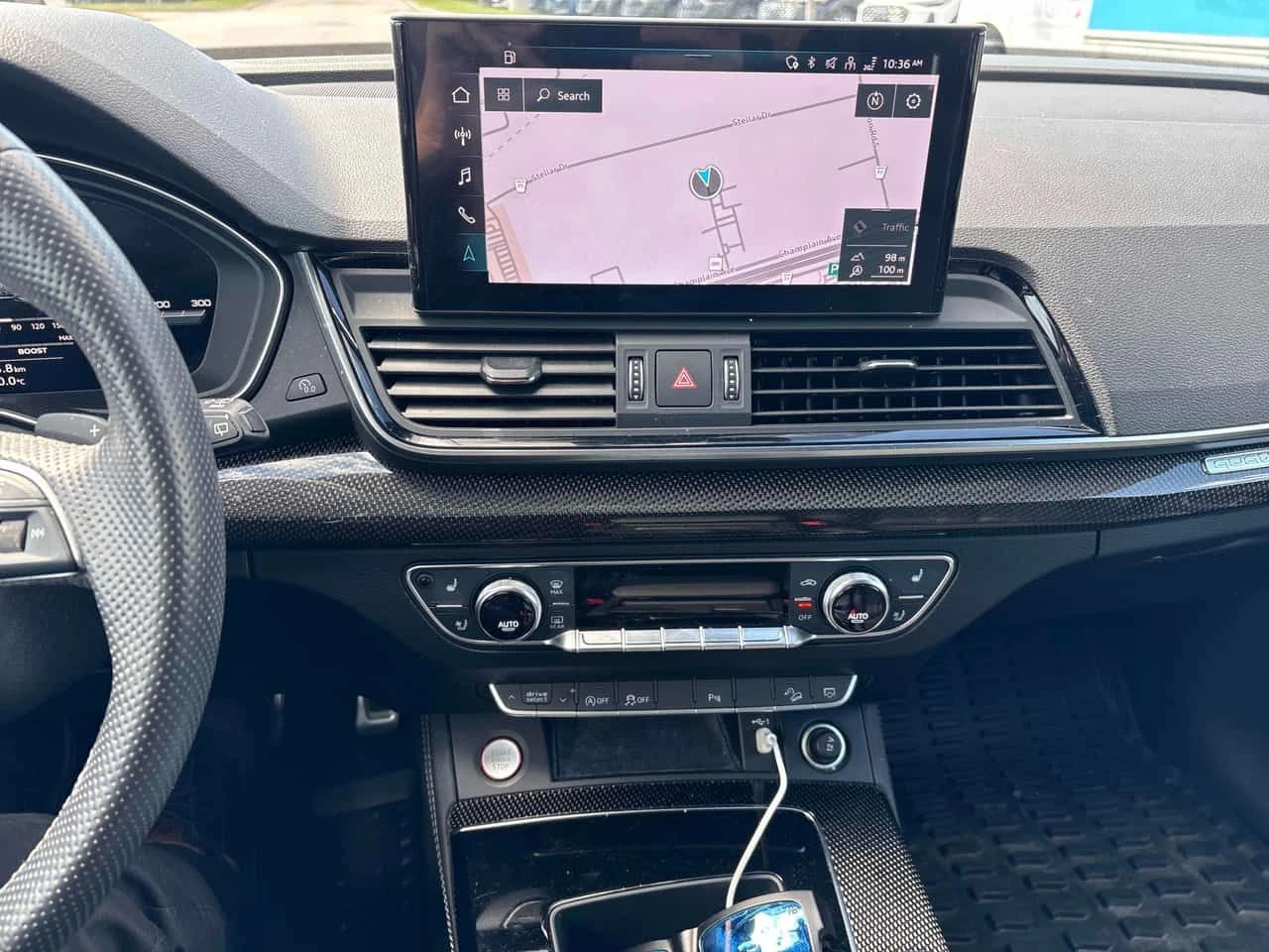 Audi SQ5 Technik/ОБДУХВАНЕ/ПАНОРАМА/ДИСТРОНИК/360/OT AUDI, снимка 9 - Автомобили и джипове - 54461436