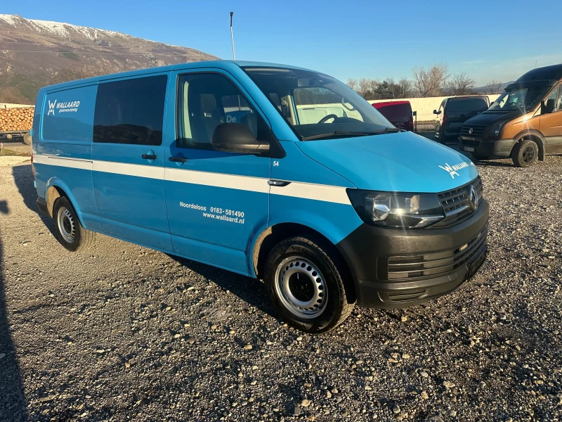 VW Transporter T6!5+ 1!ДУБЪЛКАБИНА!КЛИМА!LONG, снимка 3 - Бусове и автобуси - 48405996