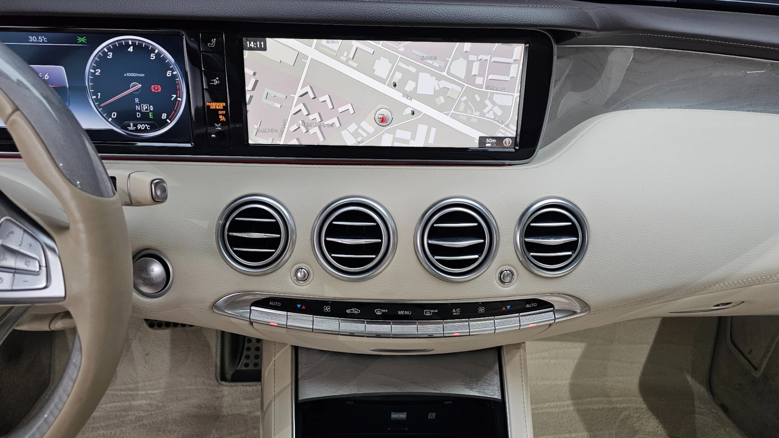 Mercedes-Benz S 400 3.0 V6 Biturbo 4MATIC, FULL, снимка 12 - Автомобили и джипове - 55310290