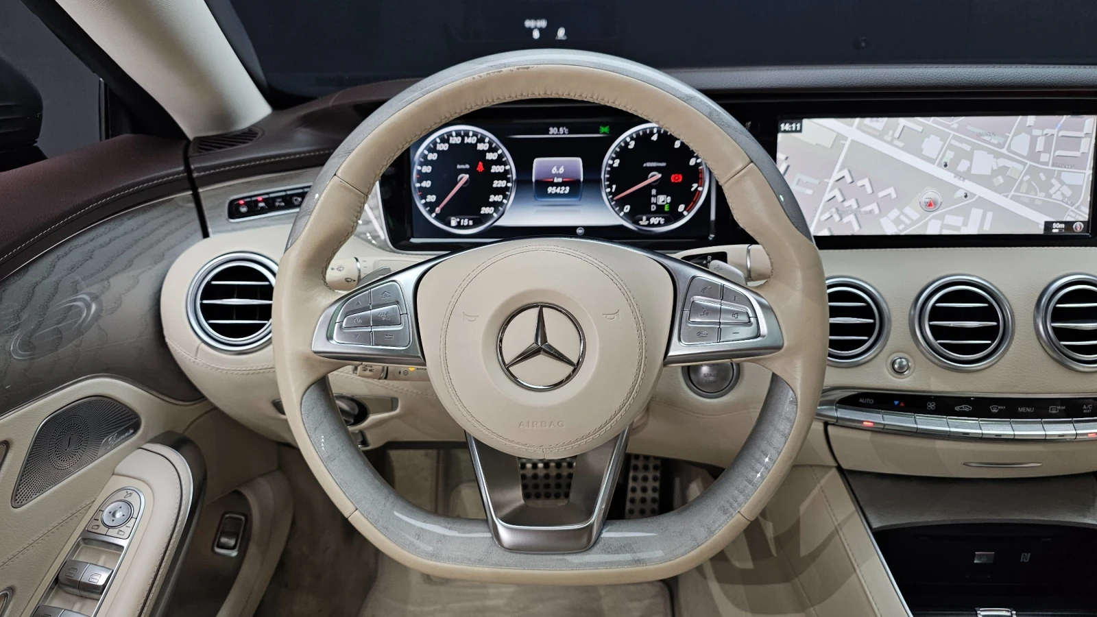 Mercedes-Benz S 400 3.0 V6 Biturbo 4MATIC, FULL, снимка 11 - Автомобили и джипове - 55310290