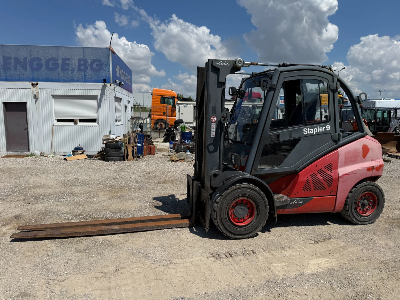 Мотокар Linde H50D-02 5 МЕТРА РАБОТНА ВИСОЧИНА, снимка 15 - Индустриална техника - 54971339