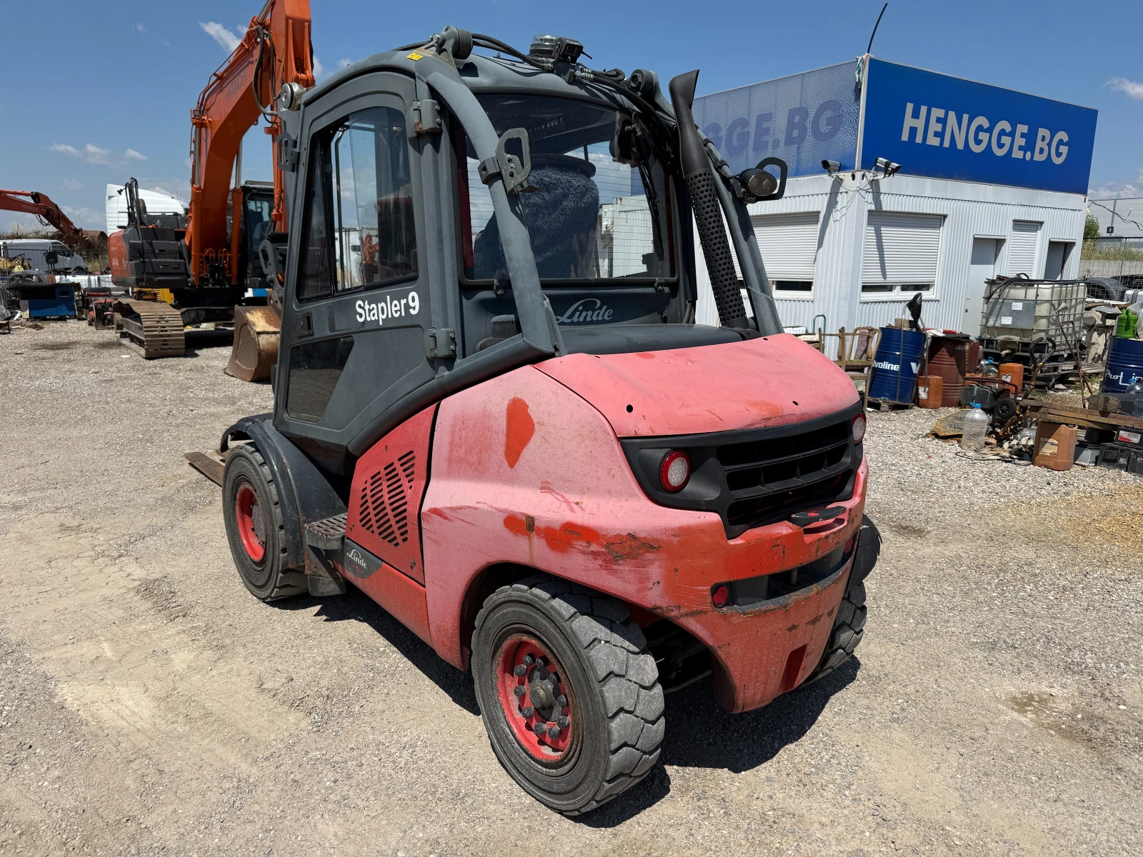 Мотокар Linde H50D-02 5 МЕТРА РАБОТНА ВИСОЧИНА, снимка 8 - Индустриална техника - 54971339
