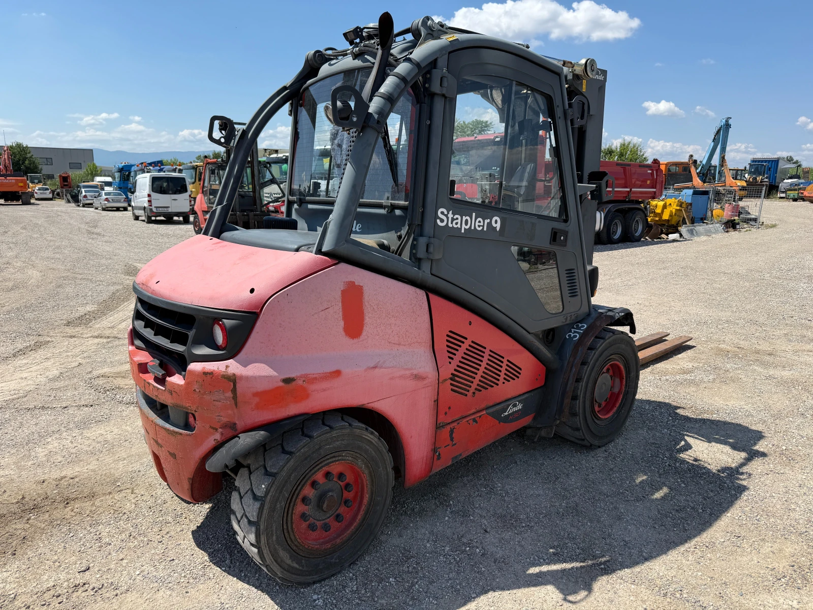 Мотокар Linde H50D-02 5 МЕТРА РАБОТНА ВИСОЧИНА, снимка 9 - Индустриална техника - 54971339