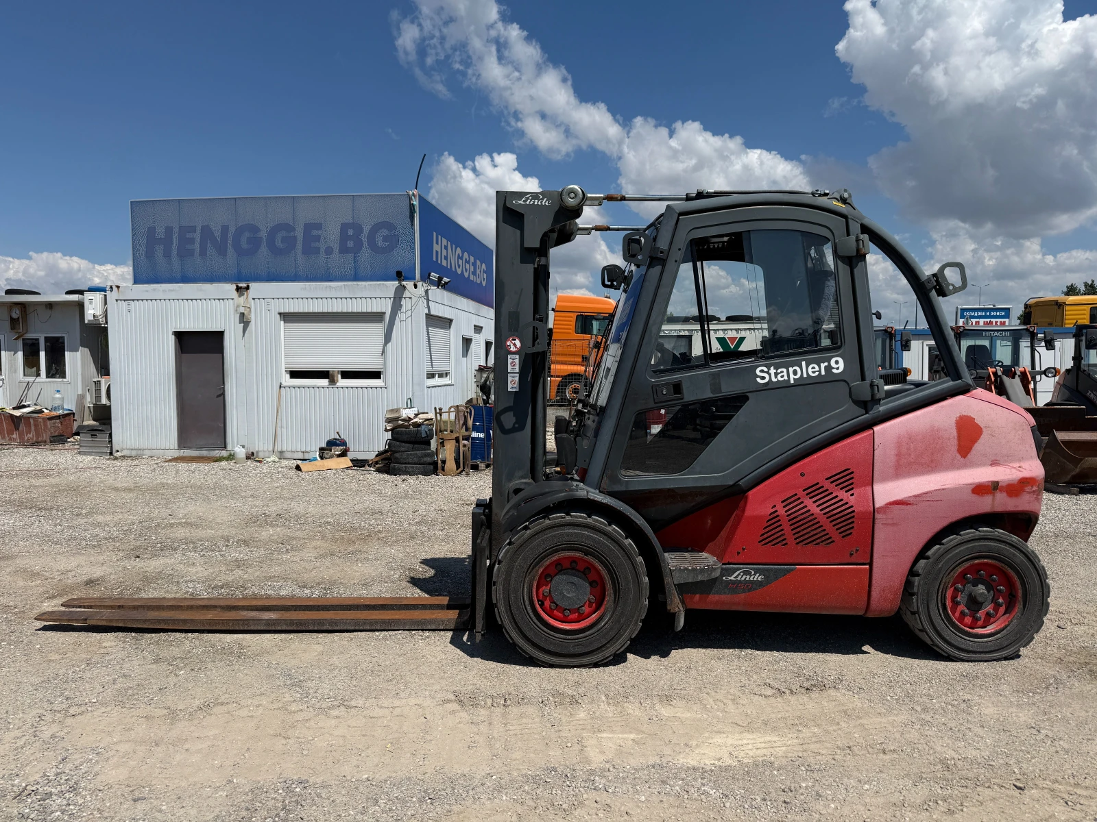 Мотокар Linde H50D-02 5 МЕТРА РАБОТНА ВИСОЧИНА