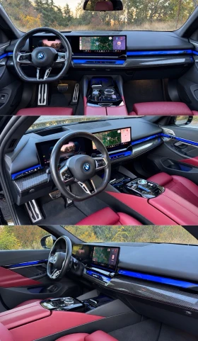 BMW 550 E/ICONIC GLOW/MPERF/INDIVIDUAL/BURGUNDY RED/PLUGIN, снимка 13