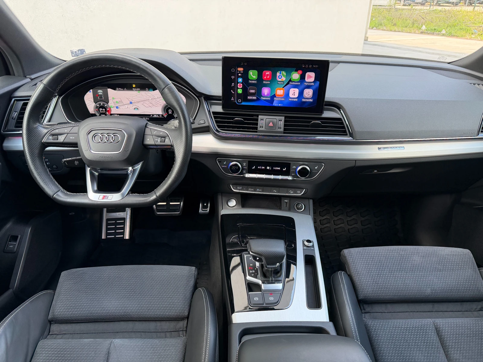 Audi Q5 40 TDI Quattro S line от БГ, снимка 8 - Автомобили и джипове - 54412144