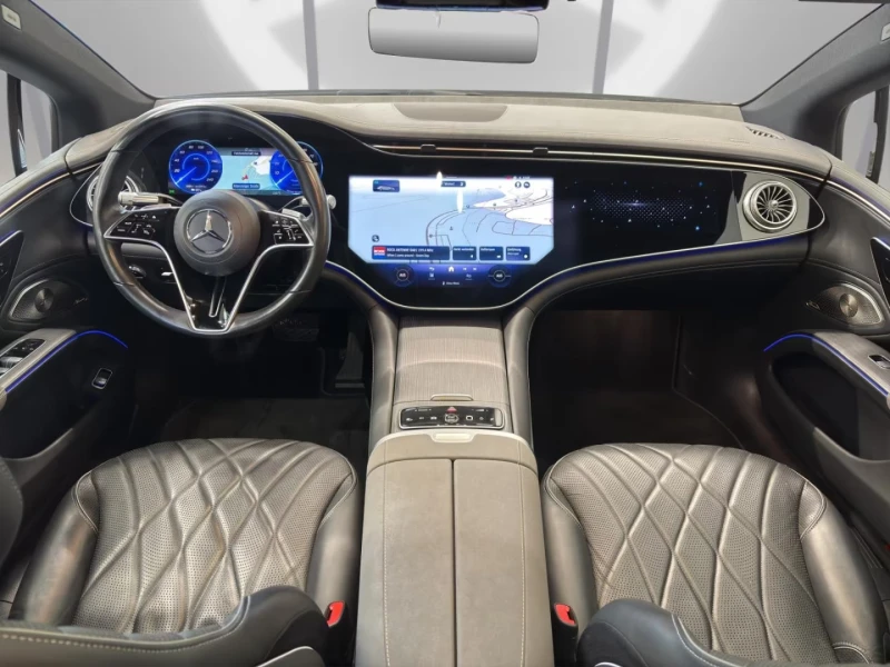 Mercedes-Benz EQS 580 4MATIC/523HP/PANO/360/AIRM./AHK/BURM/MEMO/409g, снимка 6 - Автомобили и джипове - 51963668