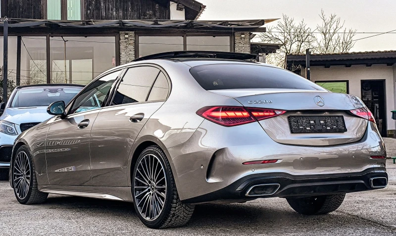Mercedes-Benz C 220 D AMG LINE Mild HYBRID 4-MATIC 9G ПАНОРАМА , снимка 6 - Автомобили и джипове - 53166869