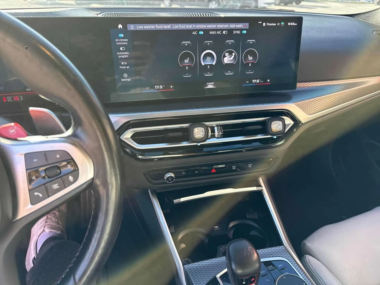 BMW M3 COMPETITION * ДИСТРОНИК* 360 КАМЕРА* ОБУХДВАНЕ* , снимка 10 - Автомобили и джипове - 54343491