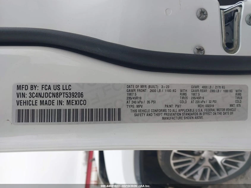 Jeep Compass 2.0l Limited 4X4, снимка 9 - Автомобили и джипове - 54122553