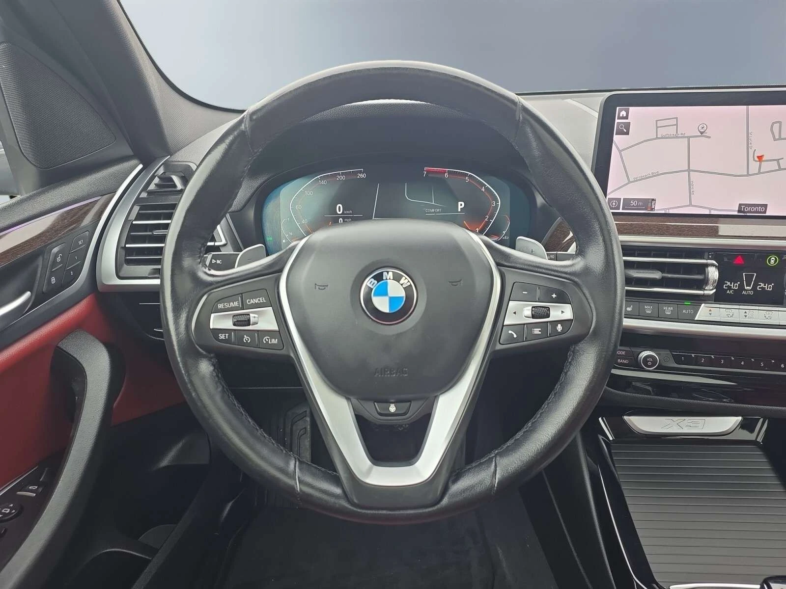 BMW X3 XDrive30i * RED INTERIOR / AMBIENT LIGHTING / CARP, снимка 6 - Автомобили и джипове - 54930618
