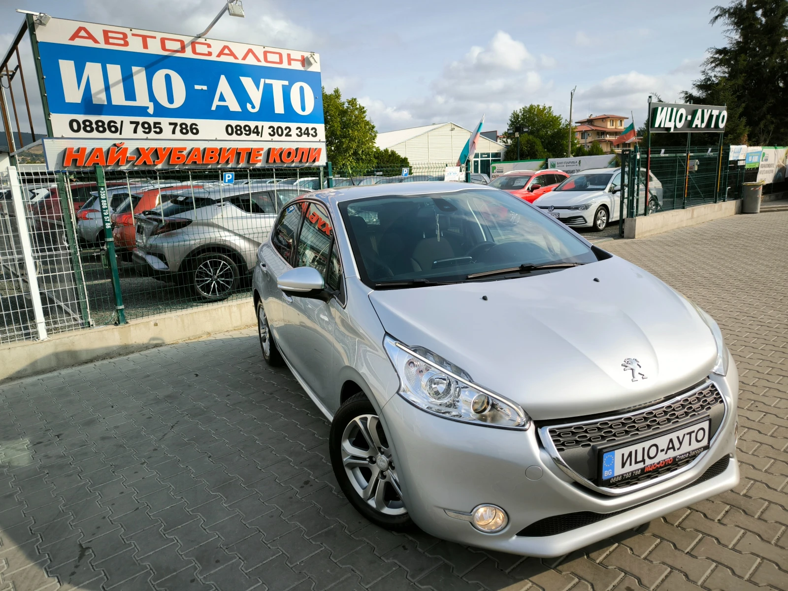 Peugeot 208 1, 6HDi-92k.c.HABИ, LED, EBPO 5B! - изображение 8