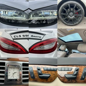 Mercedes-Benz CLS 550 4.7i-408кс= 4x4= СМЕНЕНИ ВЕРИГИ= ОБДУХВАНЕ= МАСАЖ, снимка 17