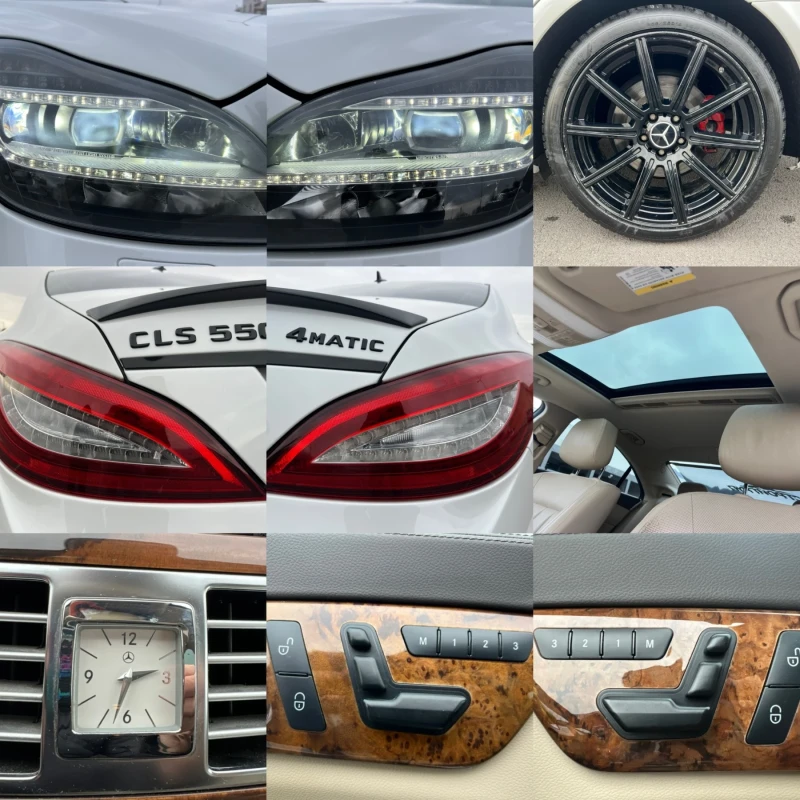 Mercedes-Benz CLS 550 4.7i-408кс= 4x4= СМЕНЕНИ ВЕРИГИ= ОБДУХВАНЕ= МАСАЖ, снимка 17 - Автомобили и джипове - 47621840