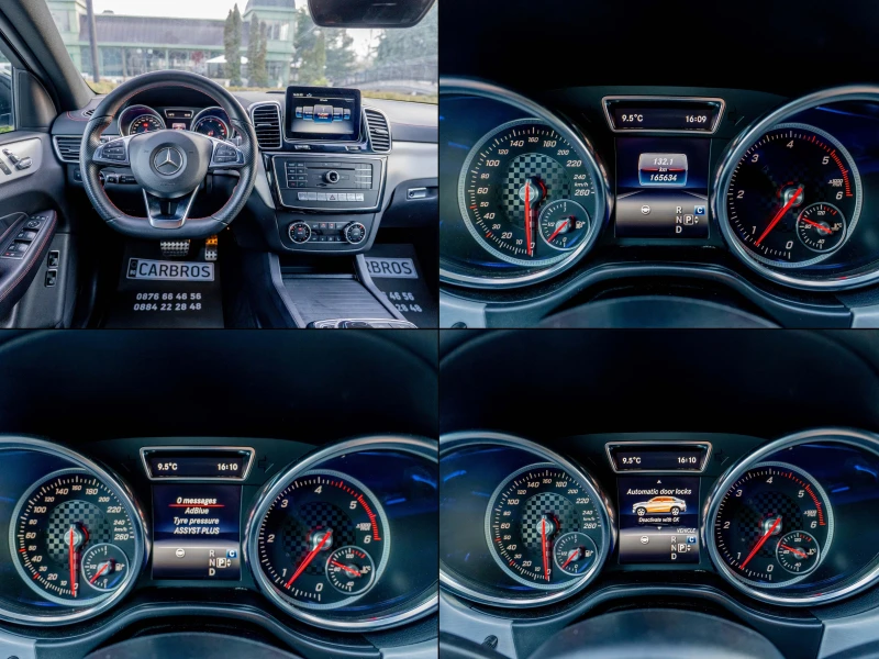 Mercedes-Benz GLE 350 COUPE AMG 2019 Airmatic CarPlay 360 гр. камери, снимка 13 - Автомобили и джипове - 51672980