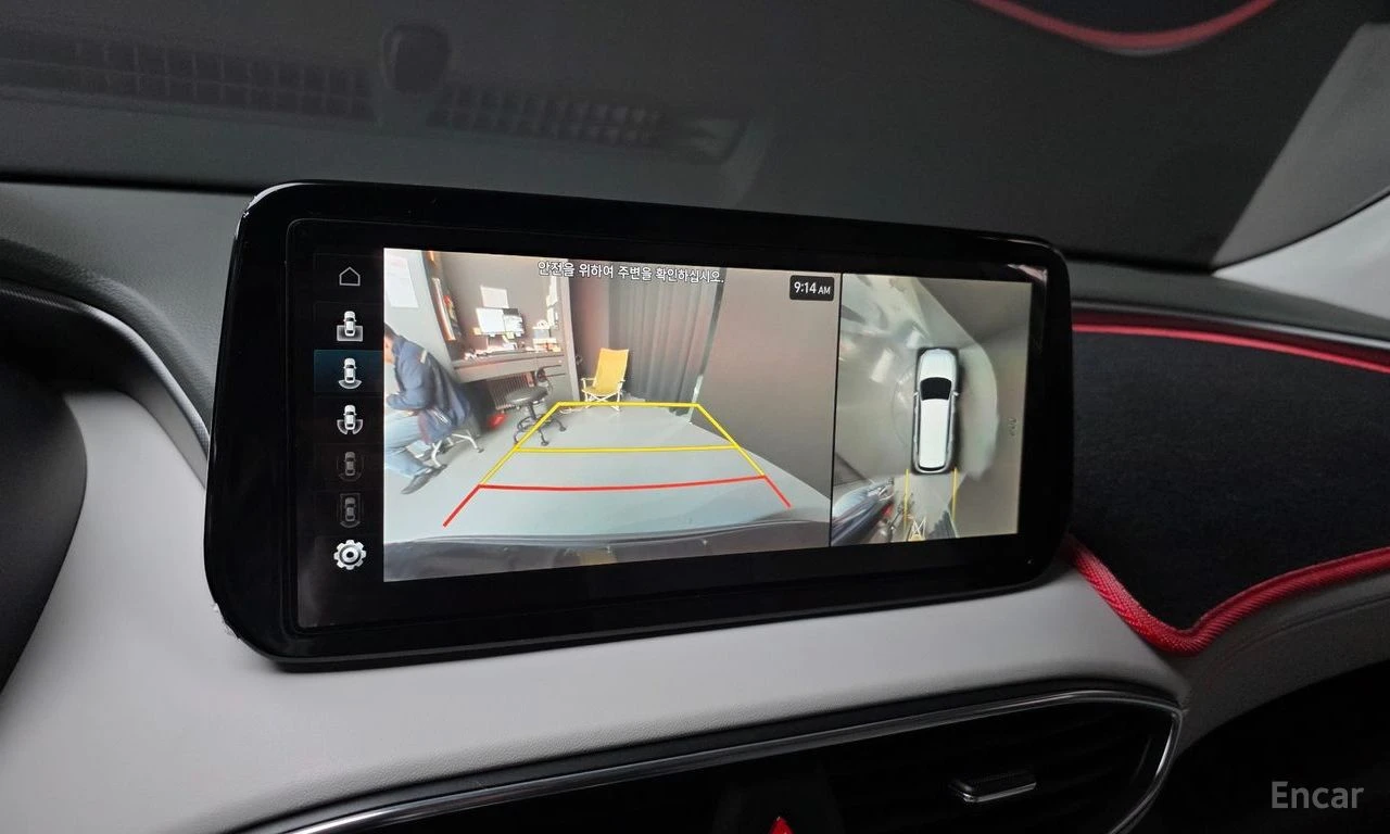 Hyundai Santa fe 2.5T* CALLIGRAPHY* DISTRONIC* 360 CAM* ОБДУХВАНЕ, снимка 13 - Автомобили и джипове - 55027591