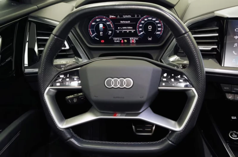 Audi Q4 50e-TRON/299HP/SB/S-LINE/PANO/HUD/MATRIX/CAM/290g, снимка 7 - Автомобили и джипове - 51657559