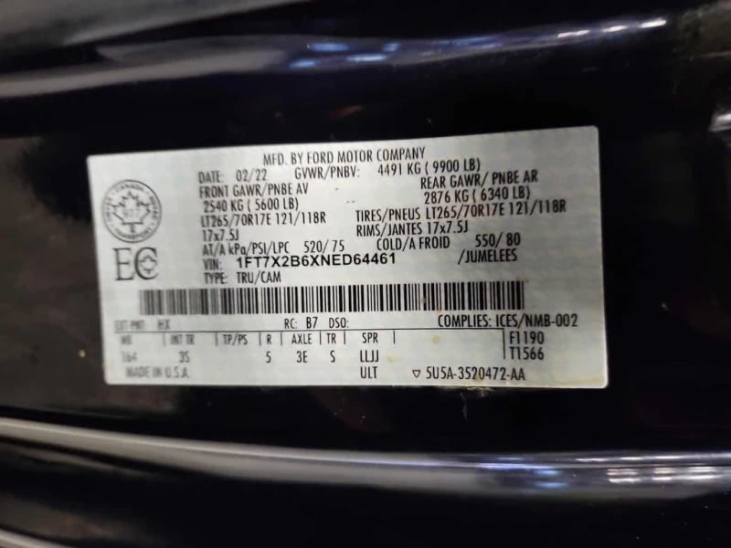 Ford F250 * XLT 4WD SuperCab 8' Box * CARFAX * , снимка 12 - Автомобили и джипове - 53023932