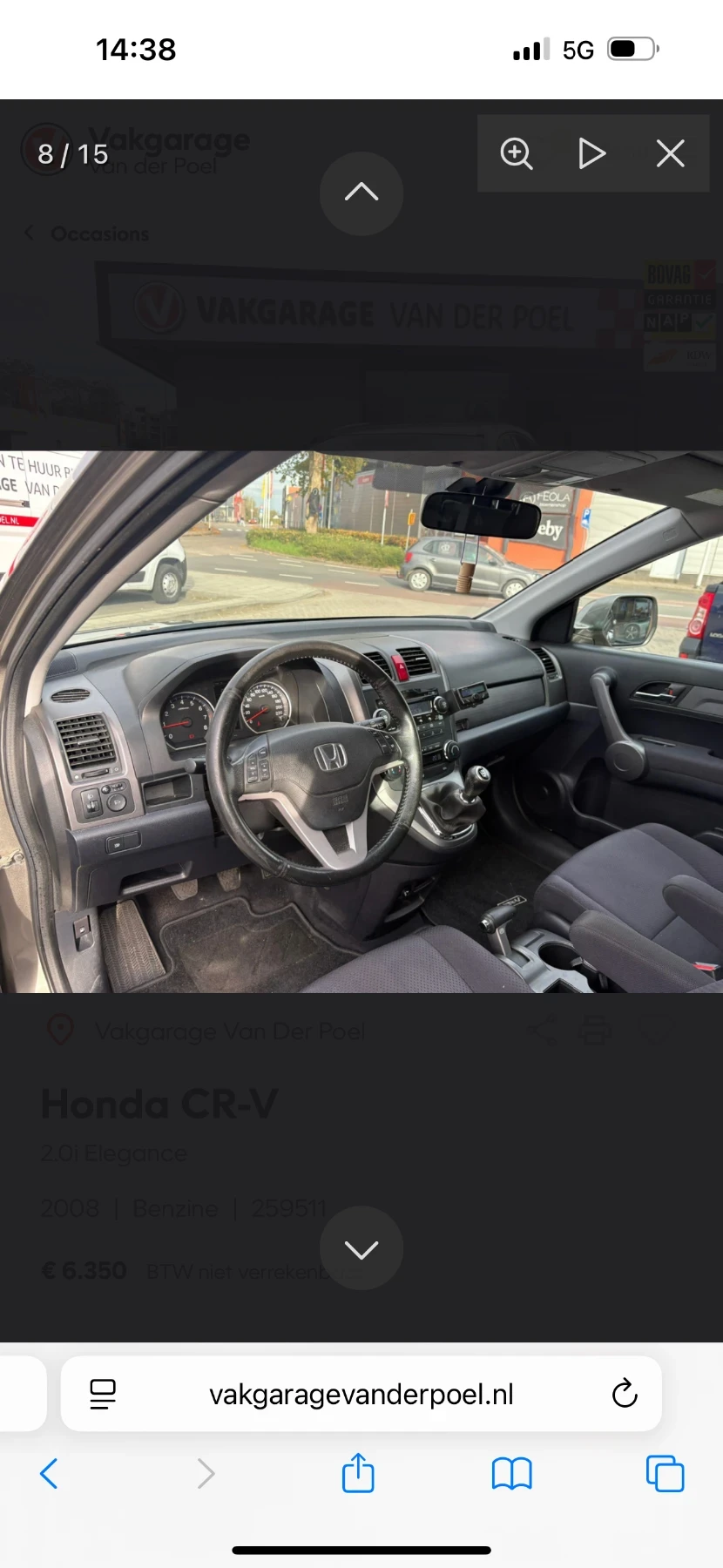 Honda Cr-v 2.0-Elegance-РЪЧКА-ОЧАКВАН-ВНОС - изображение 6