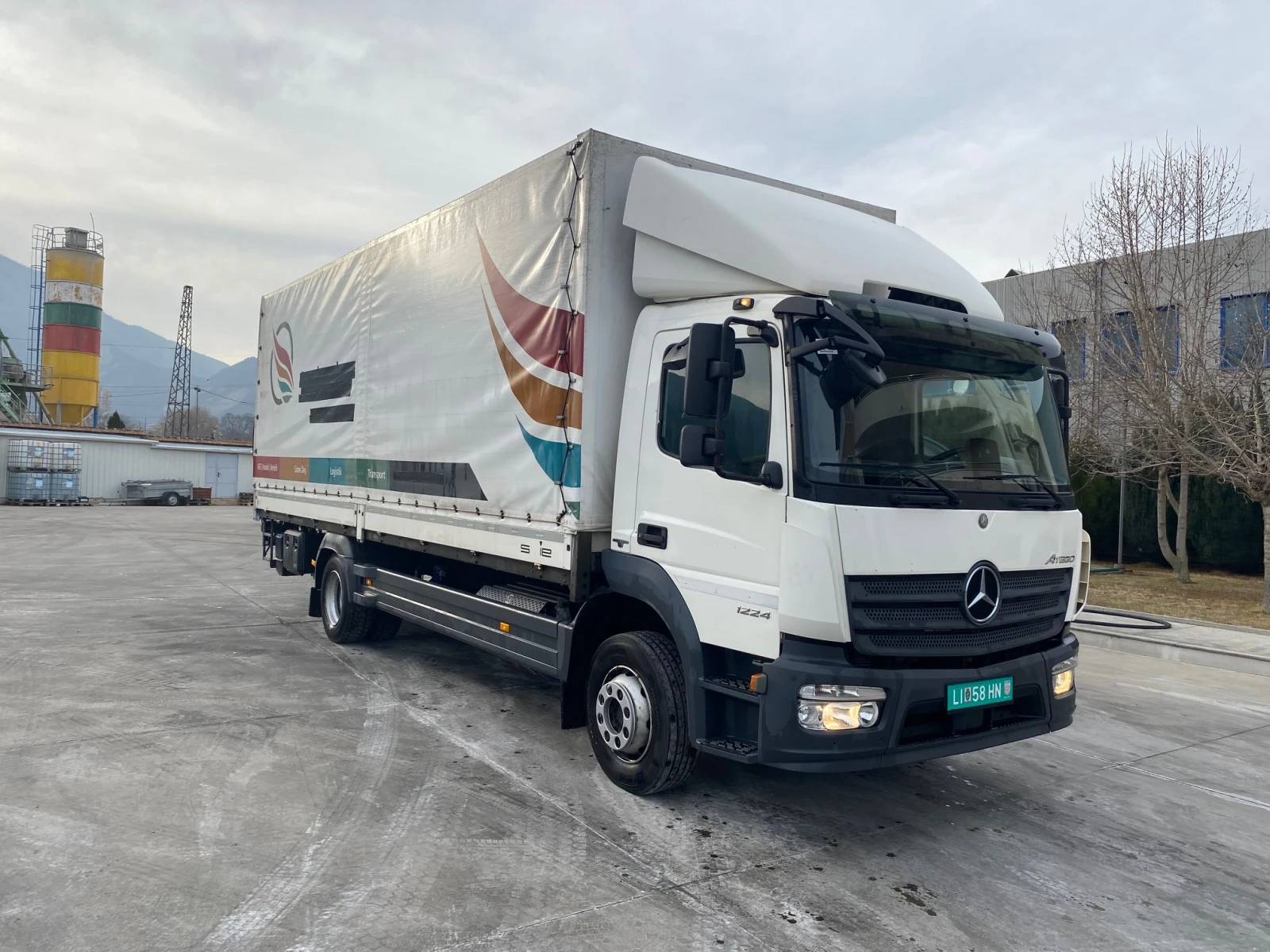 Mercedes-Benz Atego Бордови с падащ борд 1224 - изображение 2