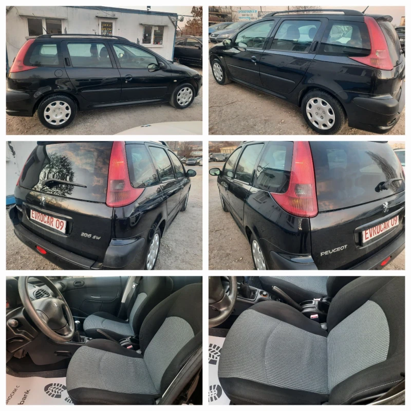 Peugeot 206 1.4hdi 140хл.км!!, снимка 16 - Автомобили и джипове - 49087708