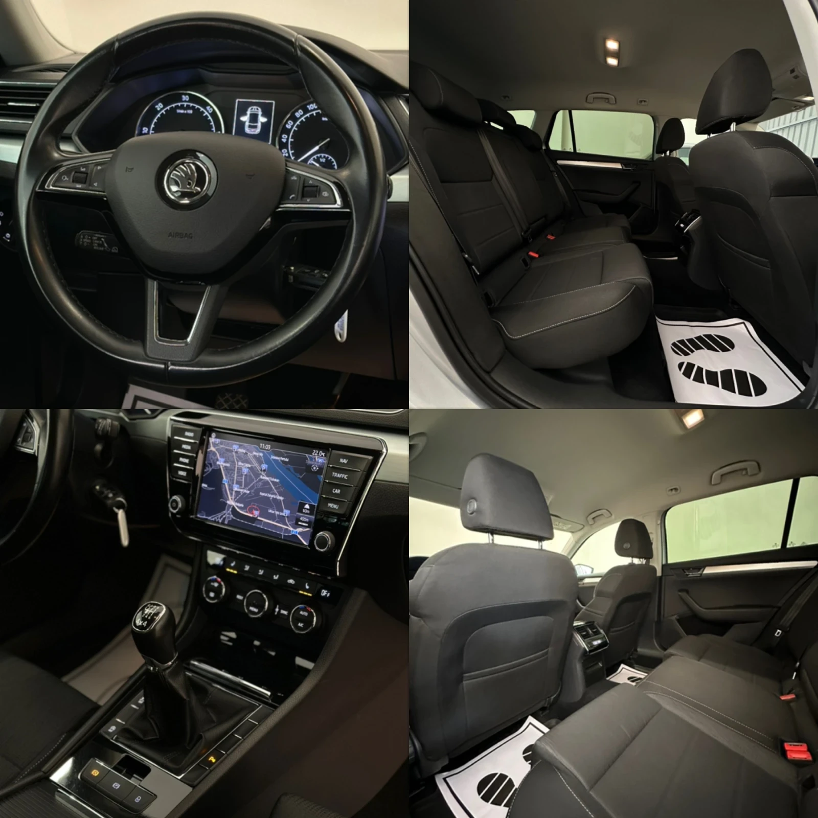 Skoda Superb 2.00D/Matrix/Ръчка/Full//CarPlay/Navi/TOP/История!, снимка 12 - Автомобили и джипове - 54655991